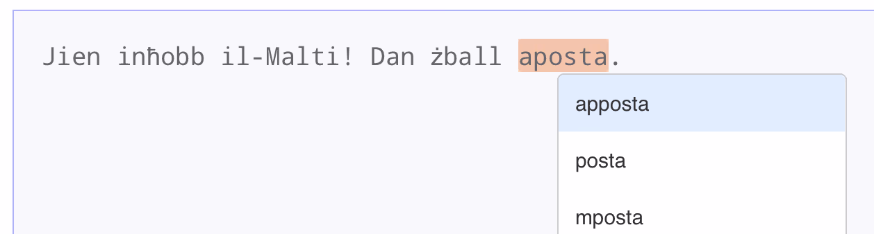 Online spell-checker